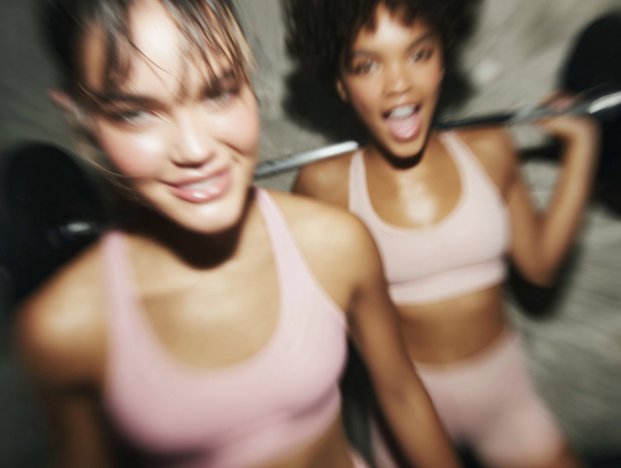 Eine geballte Hand umklammert eine Langhantel und demonstriert damit athletische Kraft und Entschlossenheit. Das Bild hat zur Verstärkung des Effekts leichte Bewegungsunschärfe.